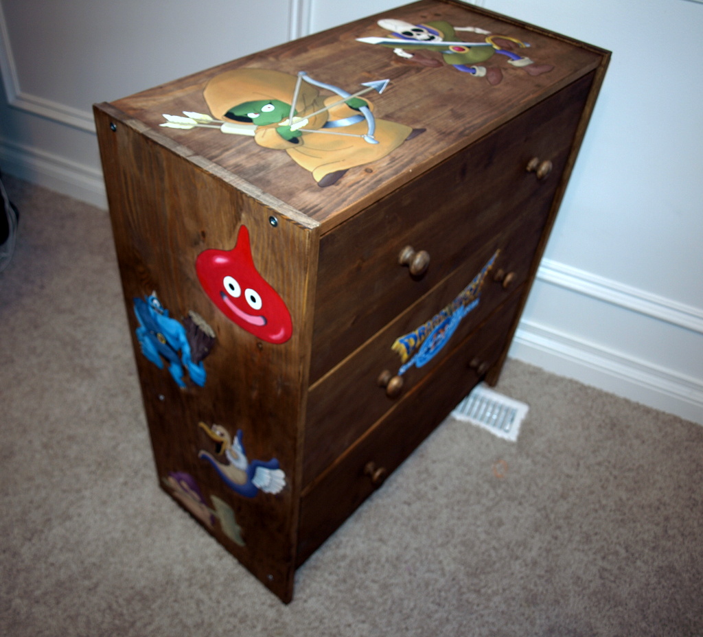 Side of Dresser