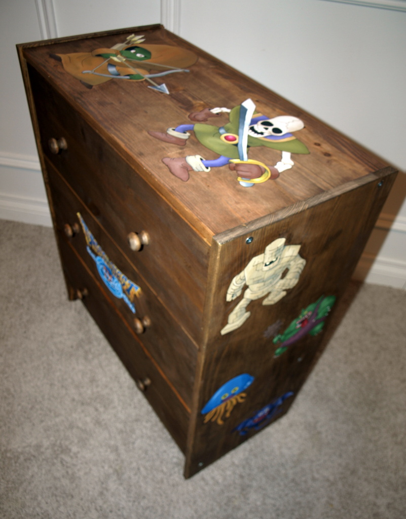 Side of Dresser