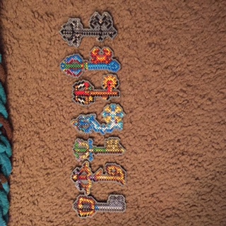 Kingdom Hearts keys as magnets! :D