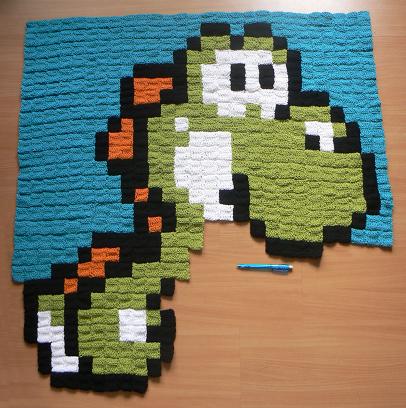 Yoshi Blanket WIP4.JPG