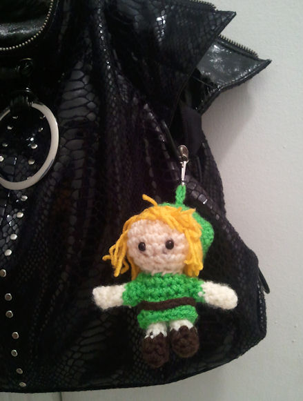 link crochet amigurumi plush doll