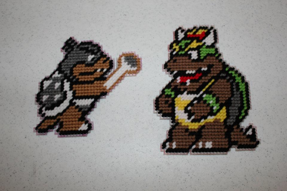 A couple koopas