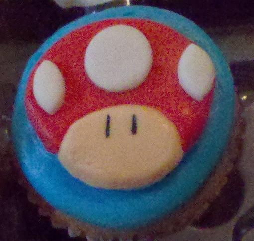 Mushroom cupcake